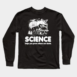 Science Retro Dark T-Shirt Long Sleeve T-Shirt